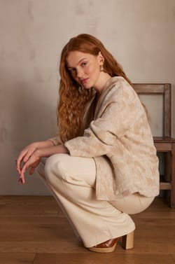 CAROLINE cotton jacket;${refinementColor}