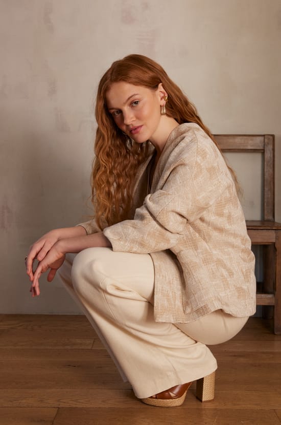 CAROLINE cotton jacket;${refinementColor}