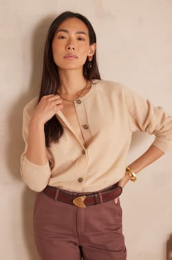 Cardigan BILLY en cachemire;${refinementColor}