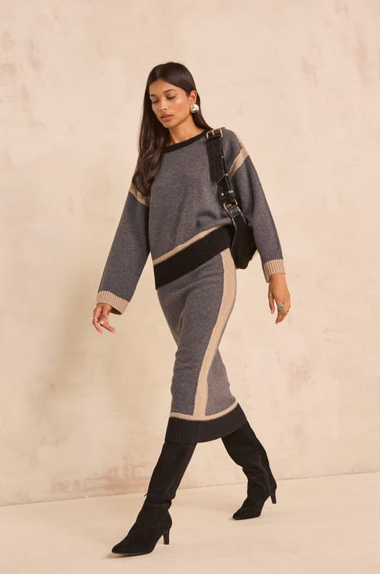 Pull manches longues laine AVA;${refinementColor}