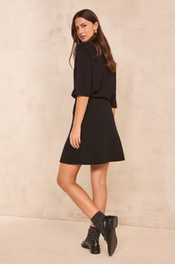 Short wool skirt VIRGINIA;${refinementColor}