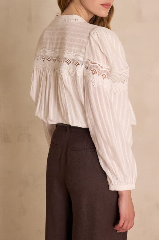 Blouse SELENA en 100% coton;${refinementColor}