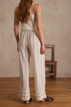 Pantalon PRINCE ray&eacute;;${refinementColor}