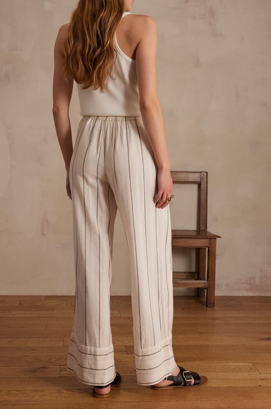 Pantalon PRINCE ray&eacute;;${refinementColor}