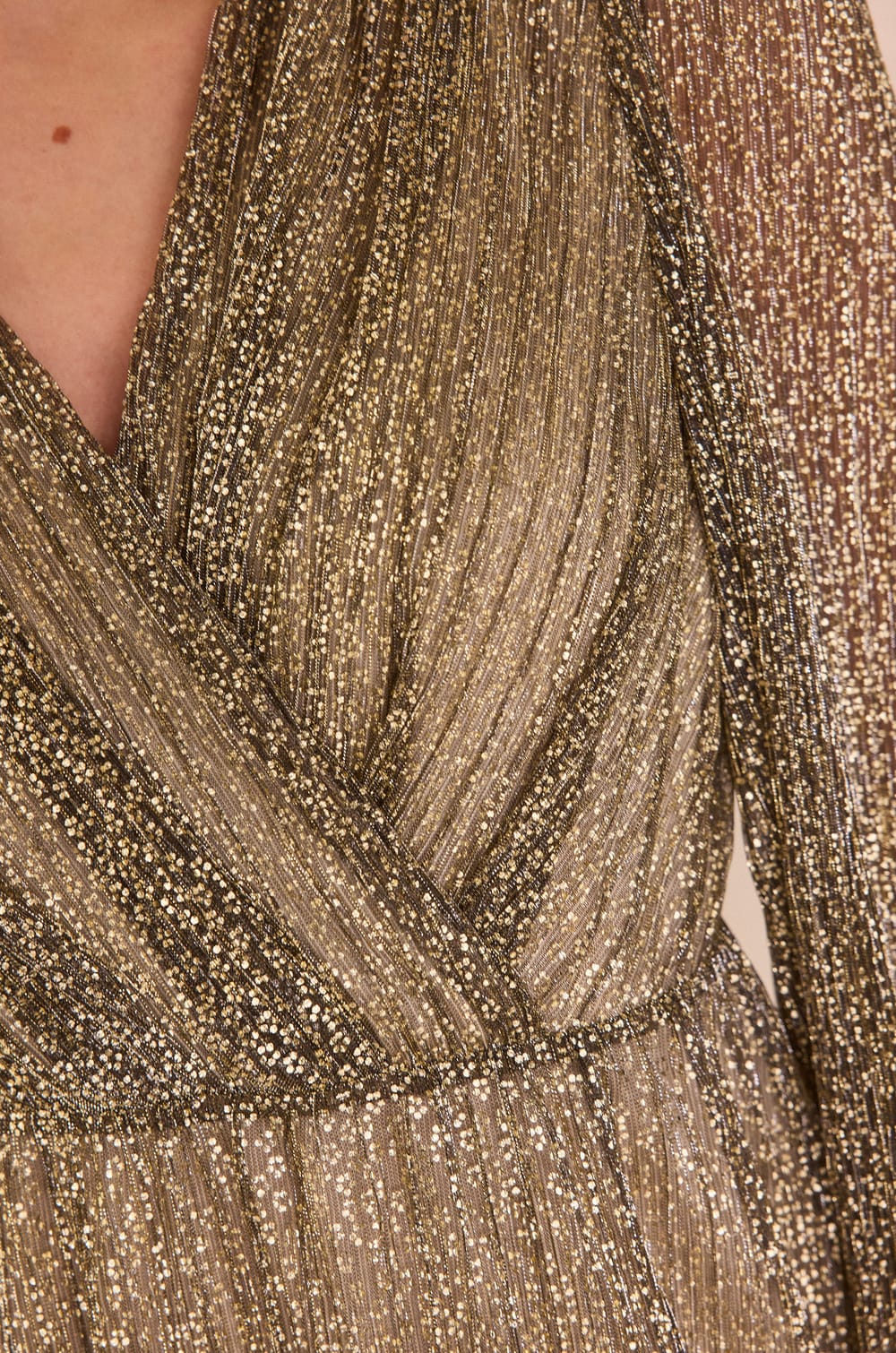 Long wrap dress BRIGHT;${refinementColor}