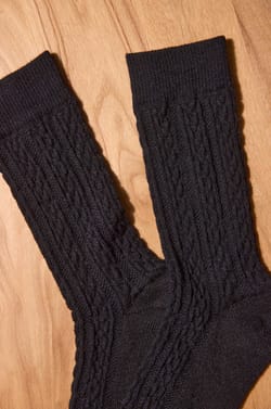FANNY blended wool mesh socks;${refinementColor}