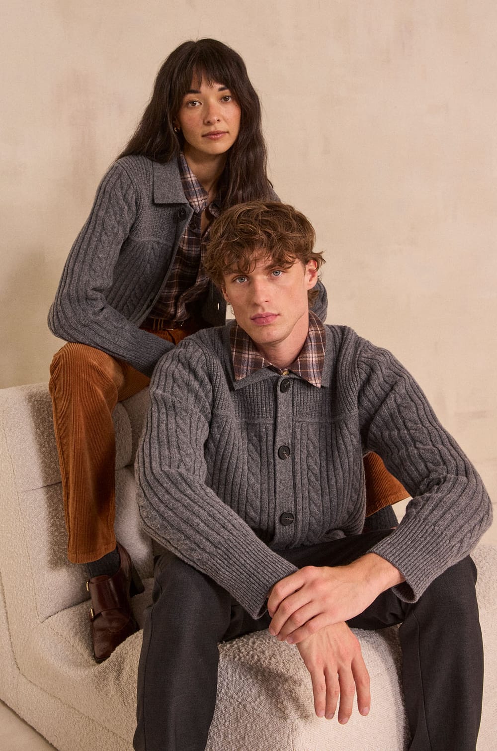 Cardigan unisexe ELEGANT;${refinementColor}
