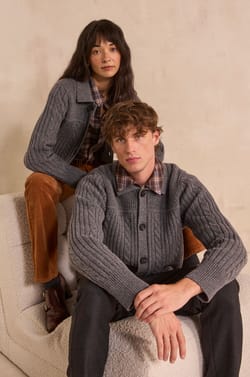 Cardigan unisexe ELEGANT;${refinementColor}