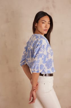 Blouse SUN en coton;${refinementColor}