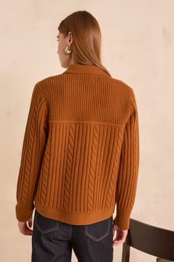 ARTUS long-sleeved wool vest;${refinementColor}