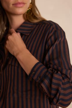 SONIA striped shirt;${refinementColor}
