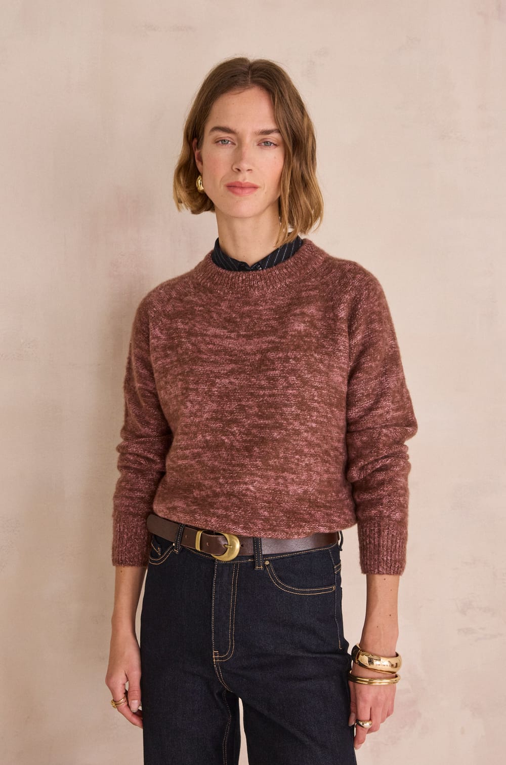 PEARL 4-ply 100% cashmere sweater;${refinementColor}
