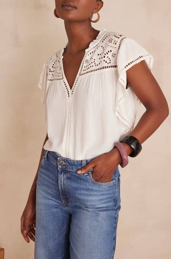 Blouse CINDY;${refinementColor}