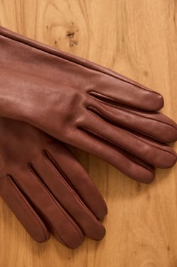 GAELLE leather gloves;${refinementColor}