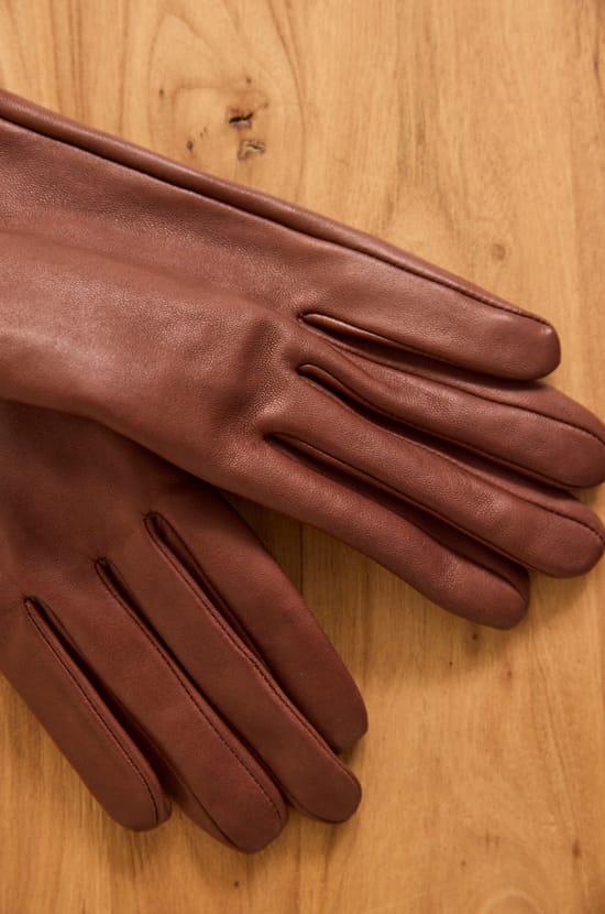 GAELLE leather gloves;${refinementColor}