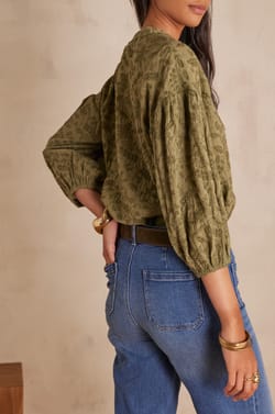 Blouse SIENA en coton;${refinementColor}