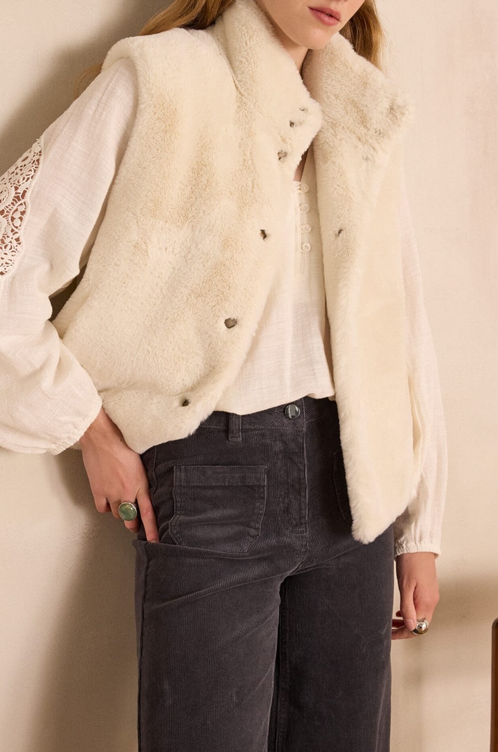 Gilet sans manches SUZANNE;${refinementColor}