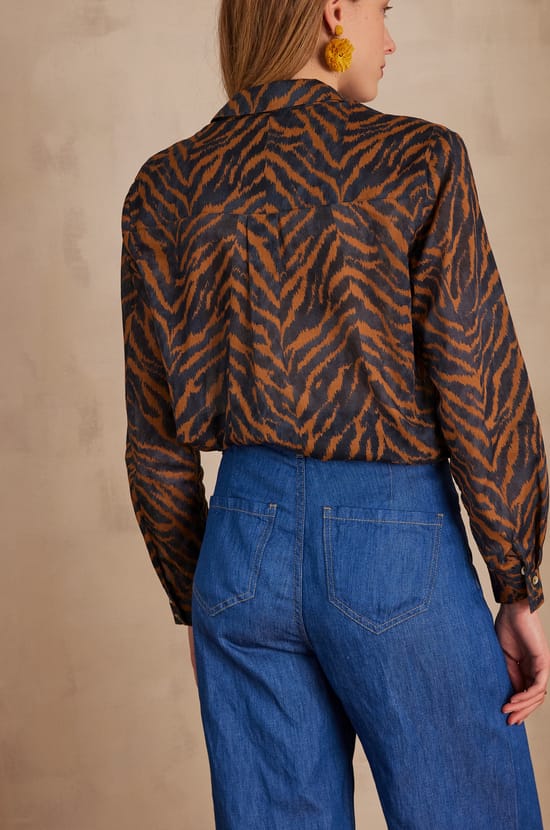 Chemisier en coton COLETTE;${refinementColor}