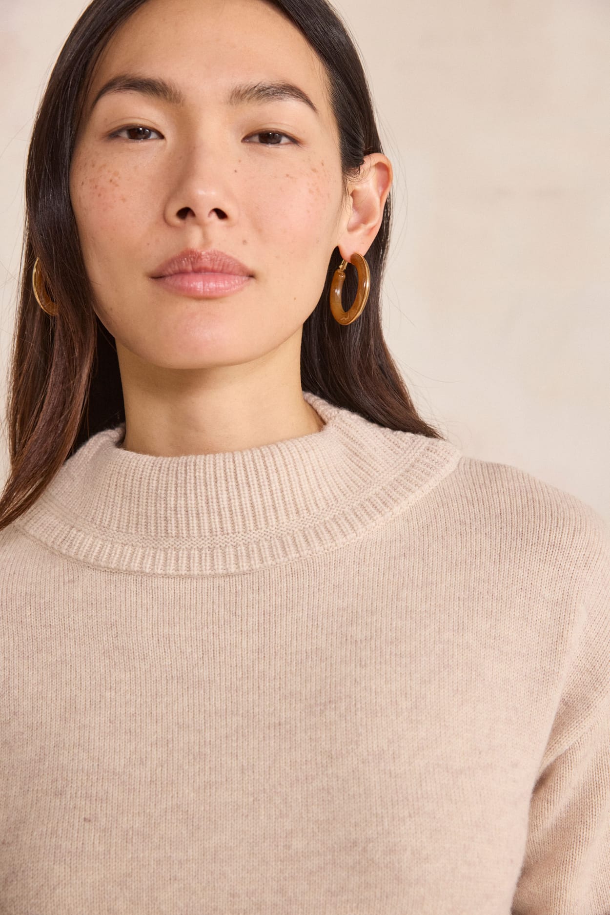 ROXANA dress in wool;${refinementColor}