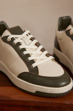 Basket VELORA en cuir;${refinementColor}
