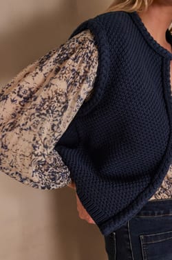 Gilet BETSY en coton;${refinementColor}
