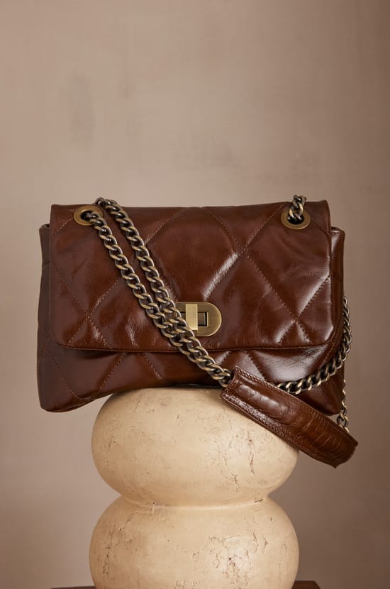 GABY leather bag;${refinementColor}
