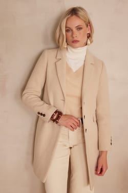 ANABELLE BIS woollen coat;${refinementColor}