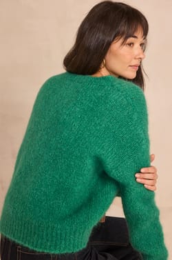 ANASTASIA long-sleeve blended mohair sweater;${refinementColor}