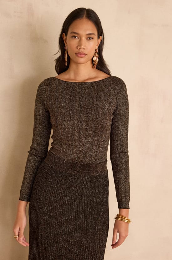 Pull iris&eacute; en viscose BETHANY;${refinementColor}