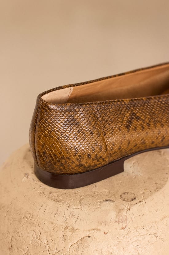 Ballerines plates en cuir MONA;${refinementColor}