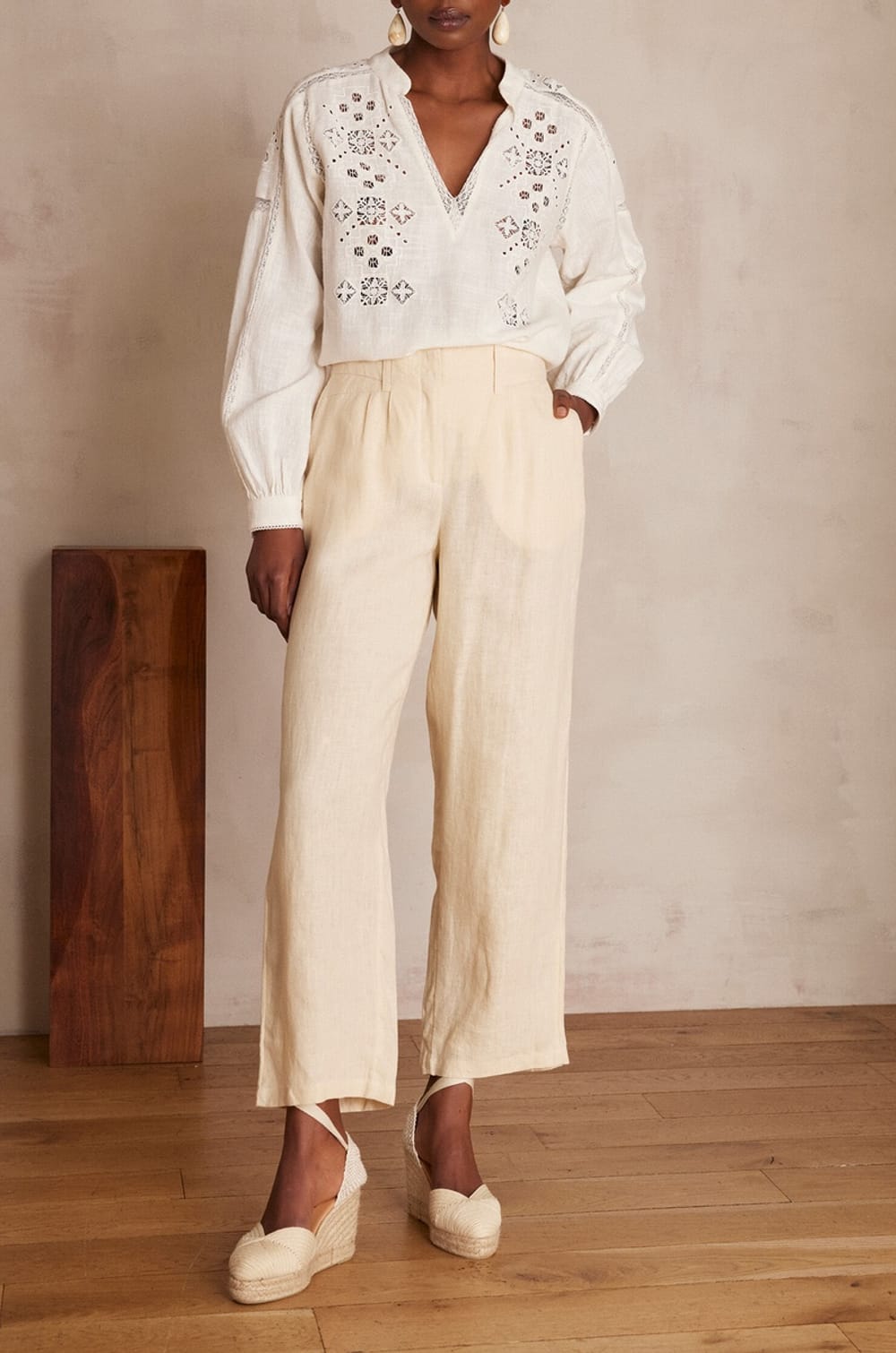 Pantalon BASTIEN en  LIN;${refinementColor}