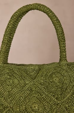 MARLON raffia tote bag;${refinementColor}