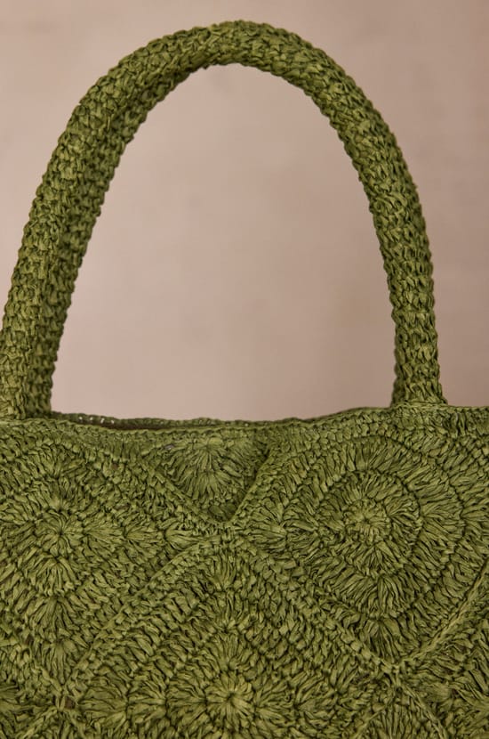 MARLON raffia tote bag;${refinementColor}