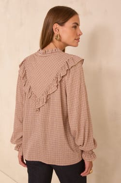 MYOSOTIS long-sleeve blouse;${refinementColor}