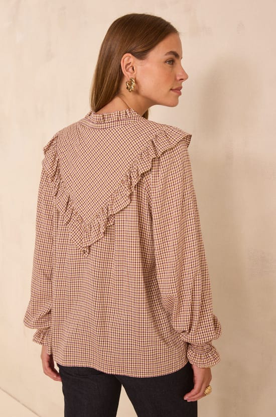 MYOSOTIS long-sleeve blouse;${refinementColor}