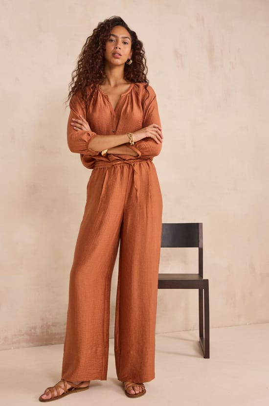 PRINCE wide pants;${refinementColor}