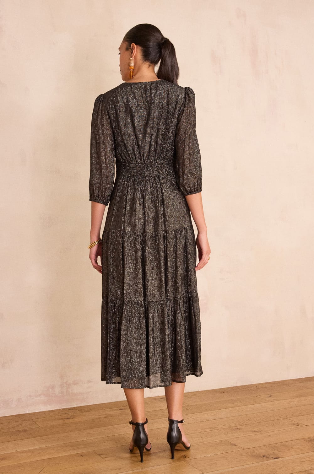 Robe longue iris&eacute; LOUMIA;${refinementColor}