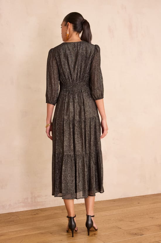 Robe longue iris&eacute; LOUMIA;${refinementColor}