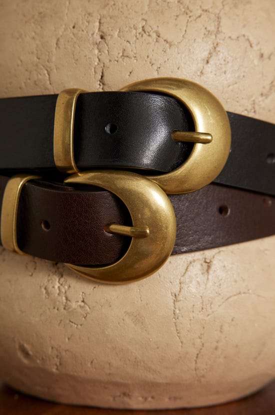 Ceinture NOE en cuir;${refinementColor}