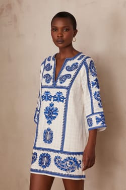 Robe MARGUERITE en coton;${refinementColor}