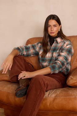 Unisex NOMADE checkered cotton shirt;${refinementColor}