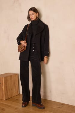 BRANDO turtleneck jumper in 100% wool;${refinementColor}
