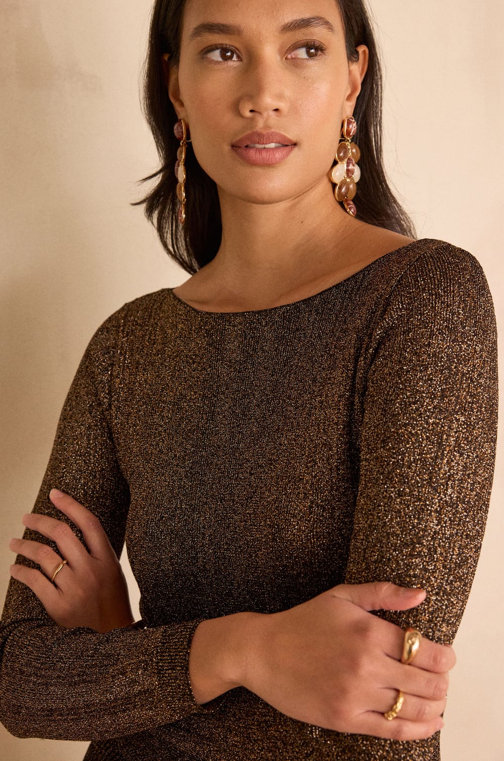 Pull iris&eacute; en viscose BETHANY;${refinementColor}