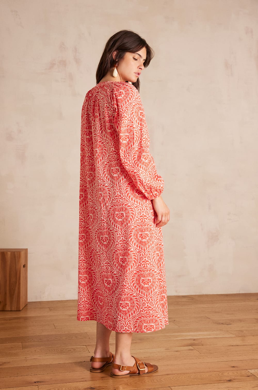 ROMANA long cotton dress;${refinementColor}