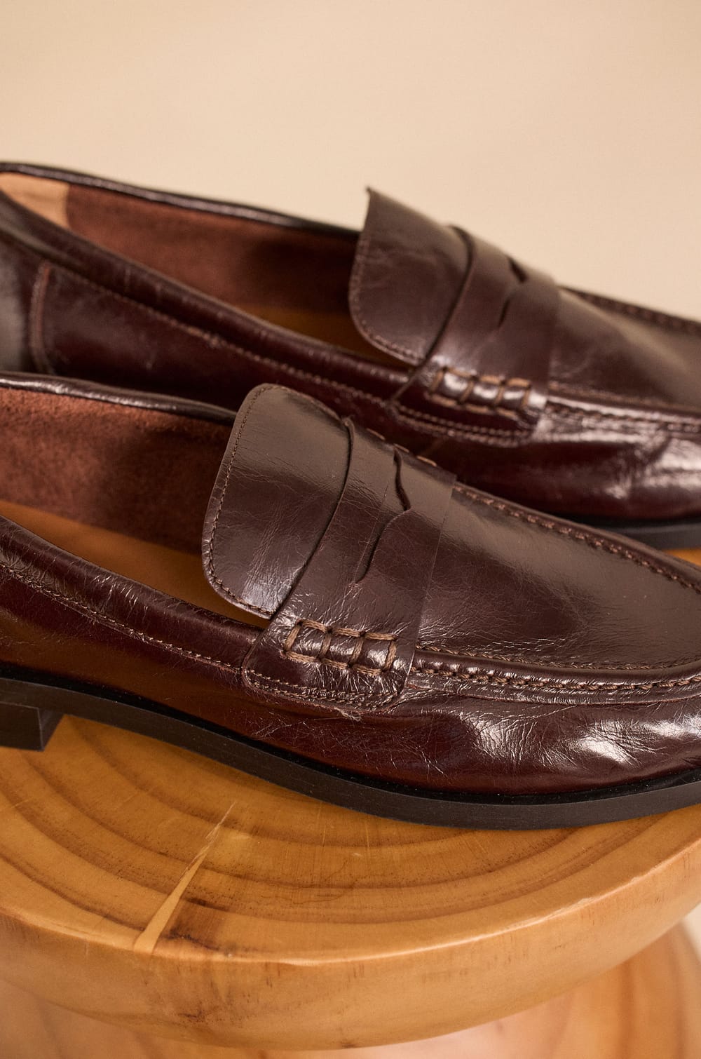 Mocassins en cuir ORNELLA;${refinementColor}
