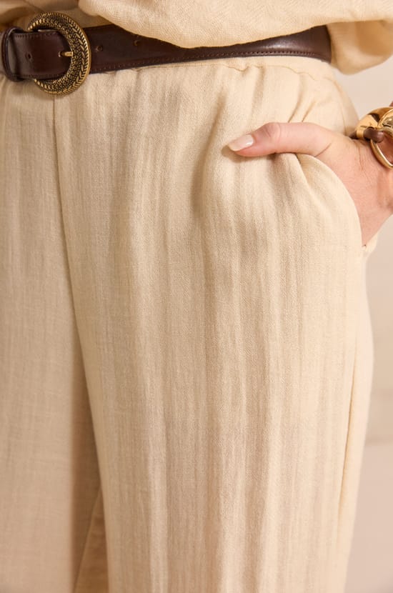 Pantalon large TESSA;${refinementColor}