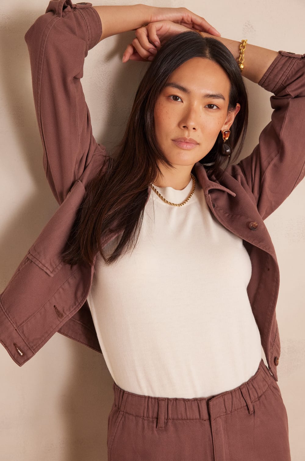 CASTILLE cotton jacket;${refinementColor}