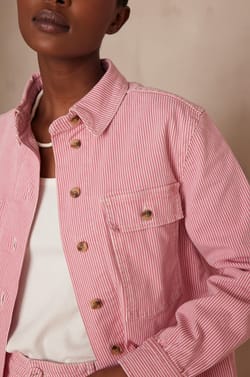 Veste CLARA en jean;${refinementColor}