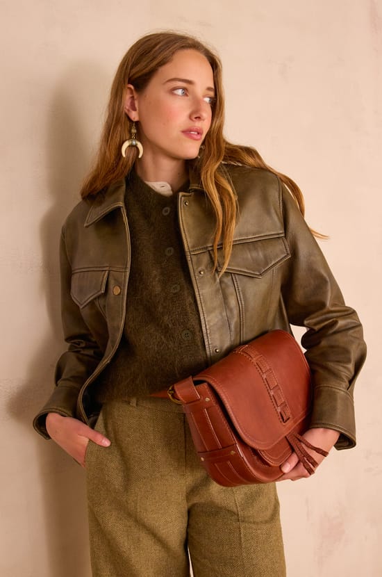 LOULOU Strickjacke aus Mohair und Wolle;${refinementColor}