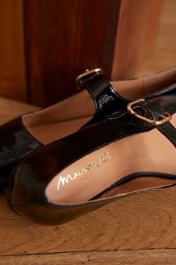 Ballerines VELVET en cuir verni;${refinementColor}